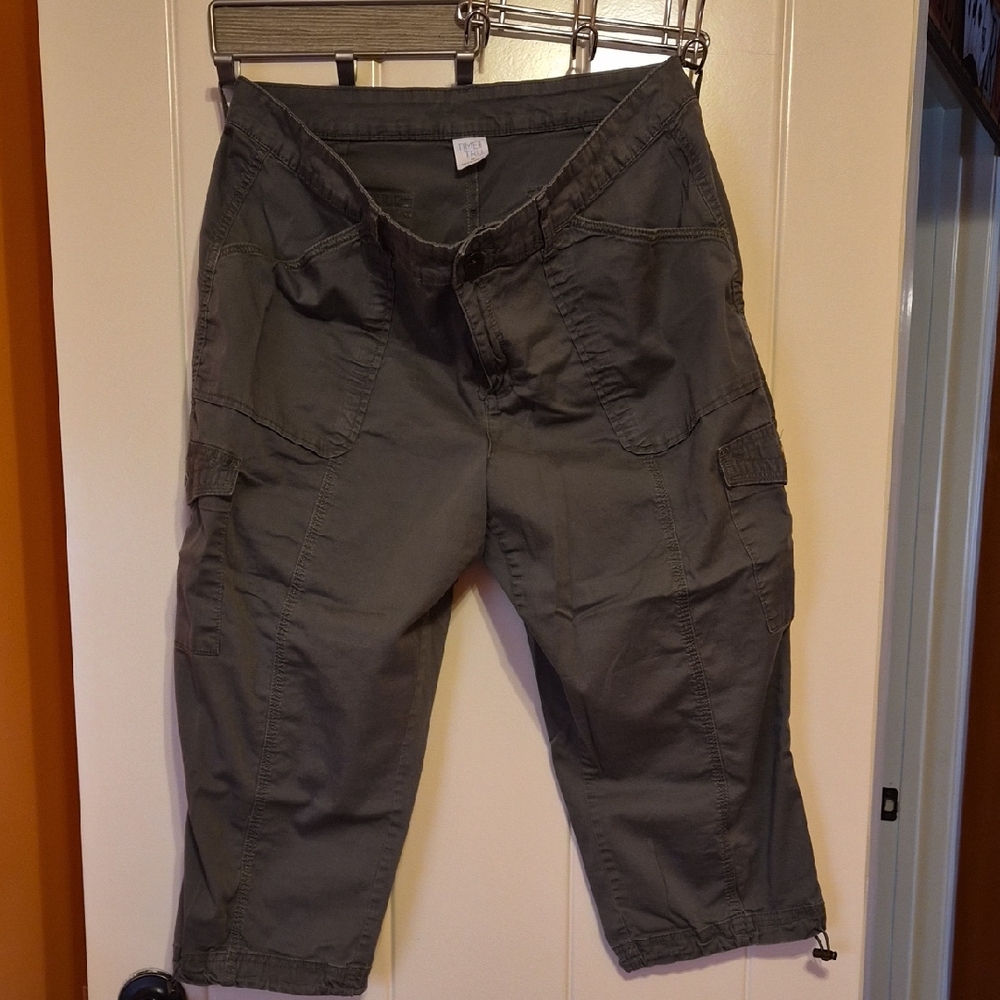 Time and Tru Women's Gray Capris